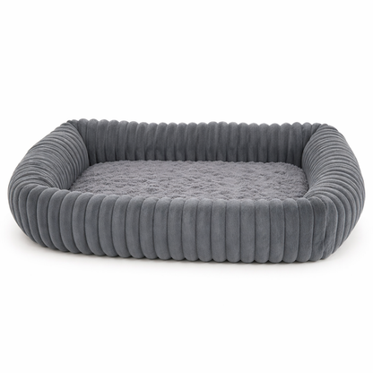 Orthopedic Dog Bed With Bolster