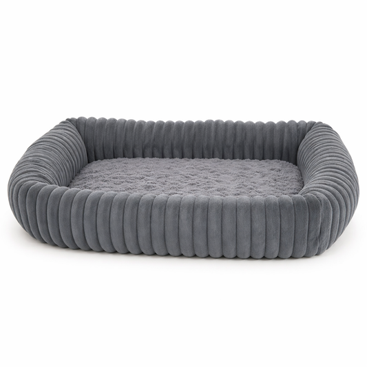 Orthopedic Dog Bed With Bolster