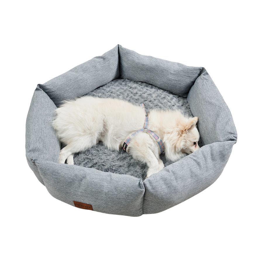 Plush Donut Dog Bed