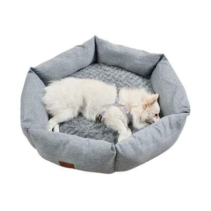 Plush Donut Dog Bed